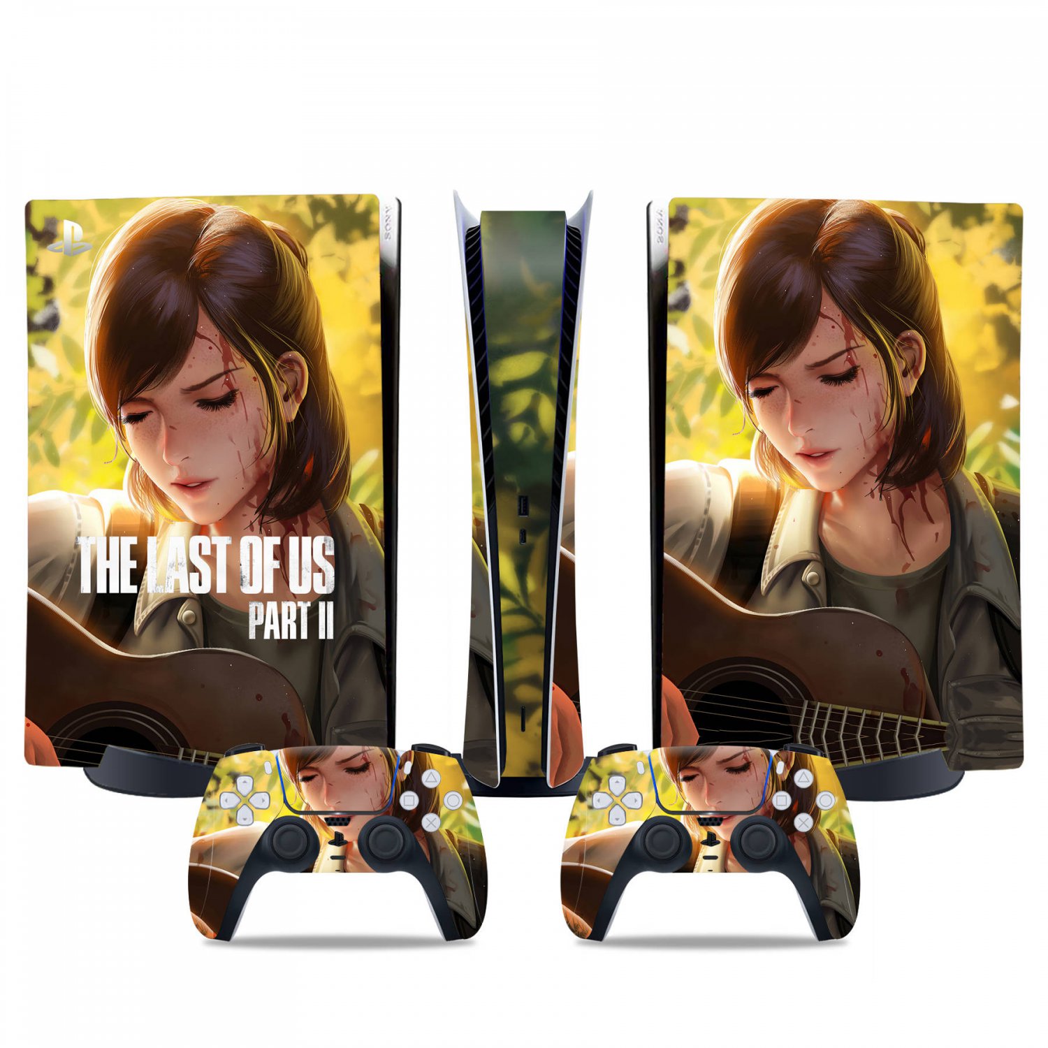 The Last of us decal skin for PS5 digital Console & 2 Controllers