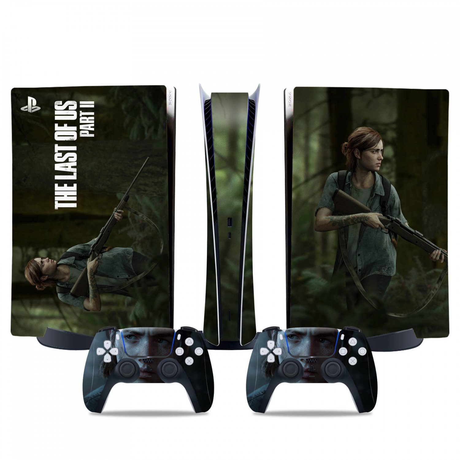 The Last of us decal skin for PS5 digital Console & 2 Controllers
