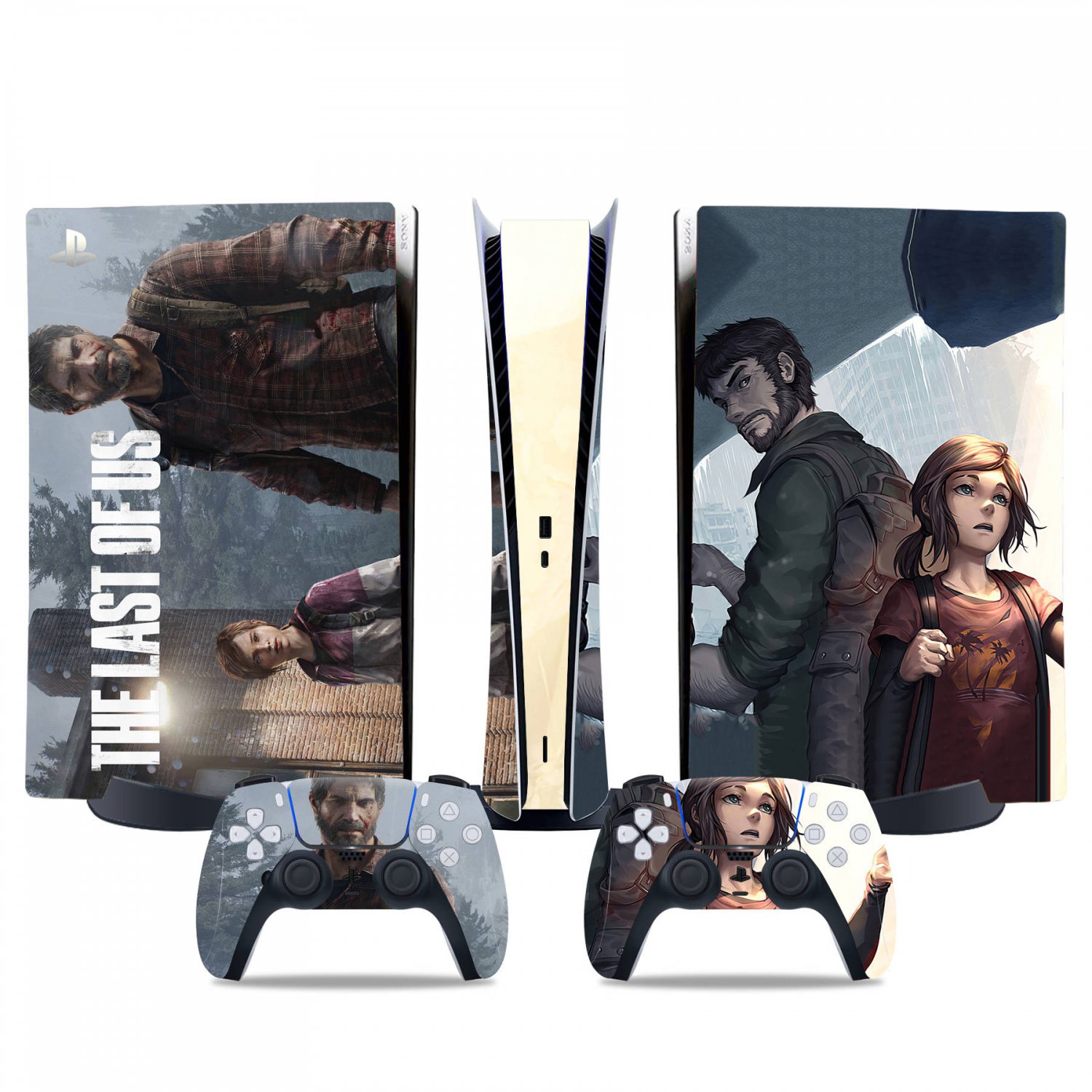 The Last of us decal skin for PS5 digital Console & 2 Controllers
