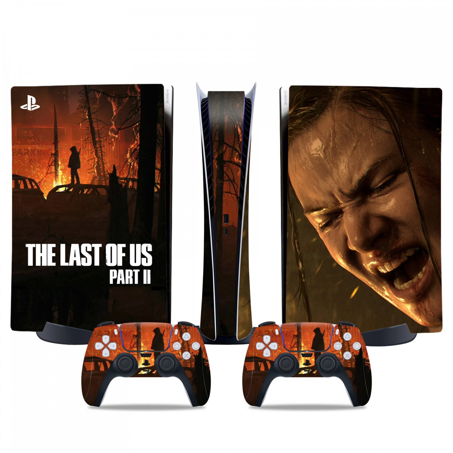 The Last of us decal skin for PS5 digital Console & 2 Controllers