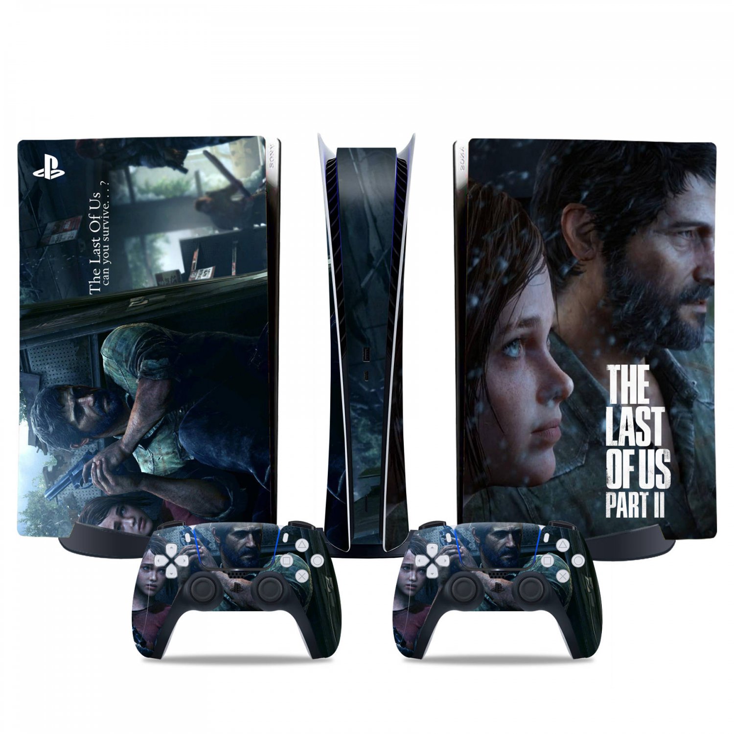 The Last of us decal skin for PS5 digital Console & 2 Controllers