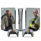 Cyberpunk decal skin for PS5 digital Console & 2 Controllers