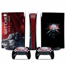 The Witcher Wild Hunt decal skin for PS5 digital Console & 2 Controllers