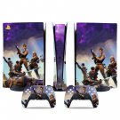 Fortnite decal skin for PS5 digital Console & 2 Controllers