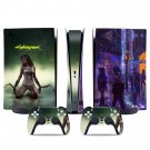 Cyberpunk decal skin for PS5 digital Console & 2 Controllers