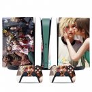 Final Fantasy decal skin for PS5 digital Console & 2 Controllers