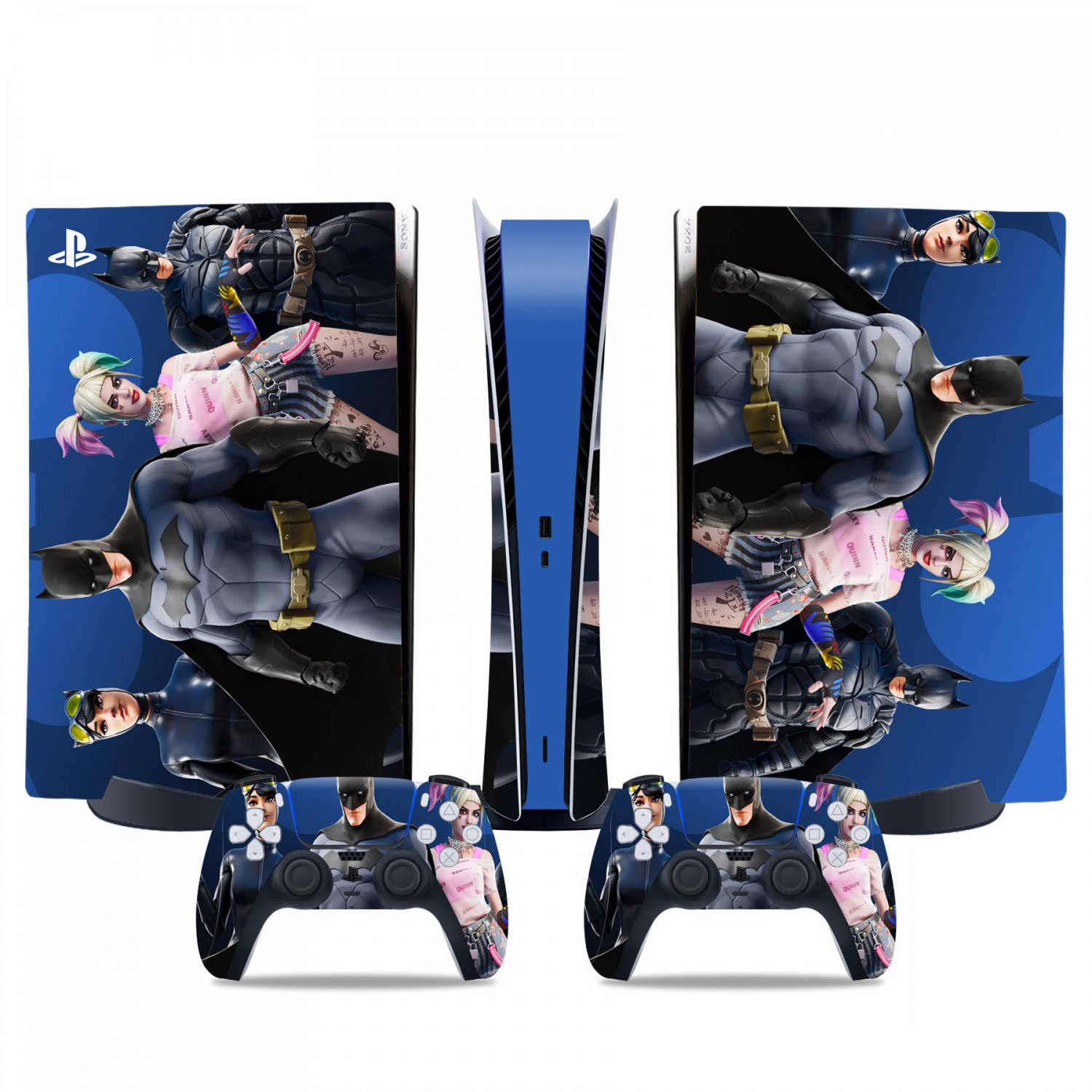 Fortnite decal skin for PS5 digital Console & 2 Controllers