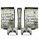 GTA 5 decal skin for PS5 digital Console & 2 Controllers