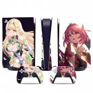 Anime decal skin for PS5 digital Console & 2 Controllers