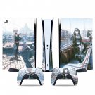 Anime Girl decal skin for PS5 digital Console & 2 Controllers