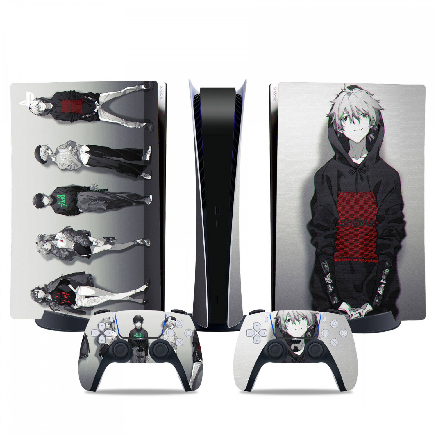 A decal skin for PS5 digital Console & 2 Controllers