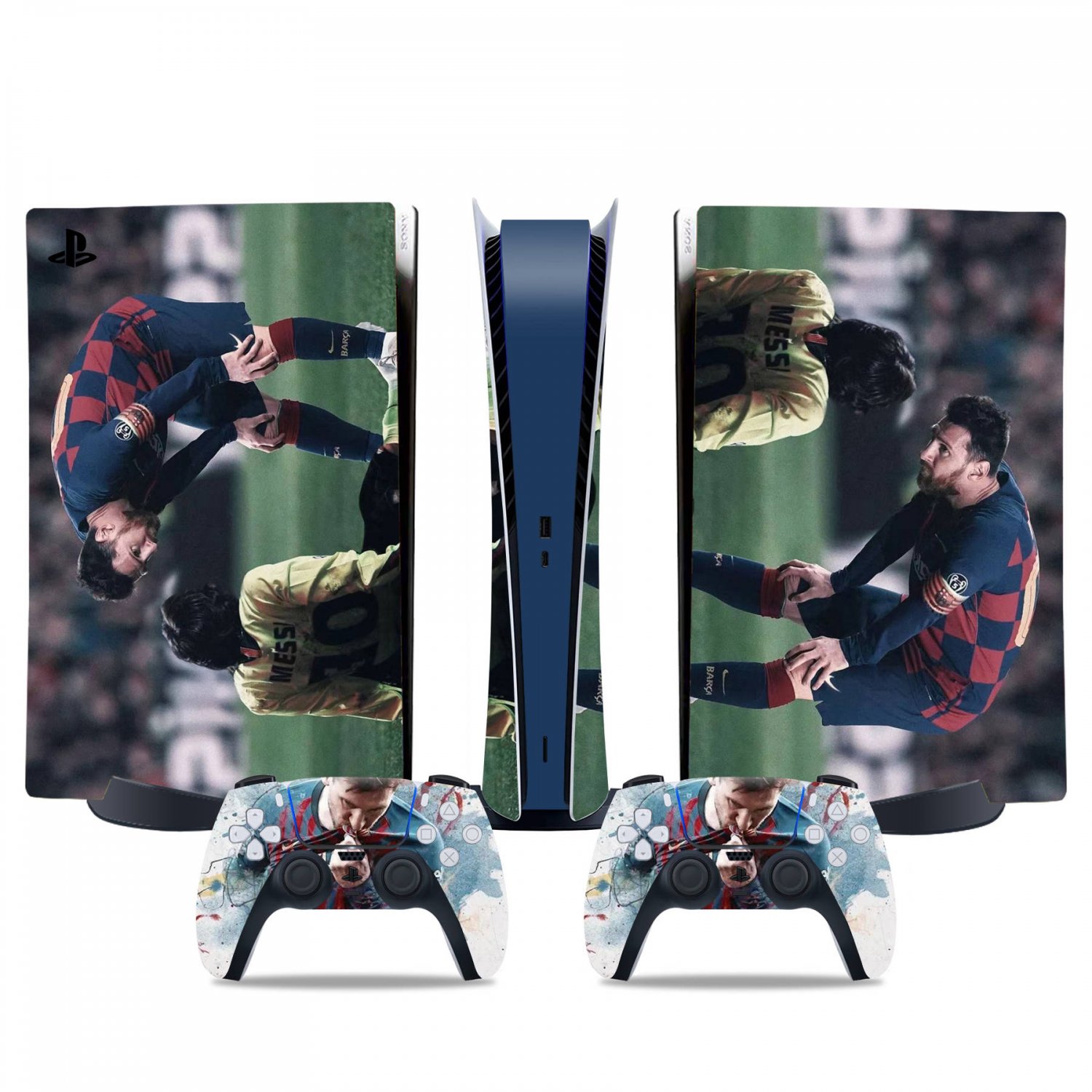 Messi decal skin for PS5 digital Console & 2 Controllers