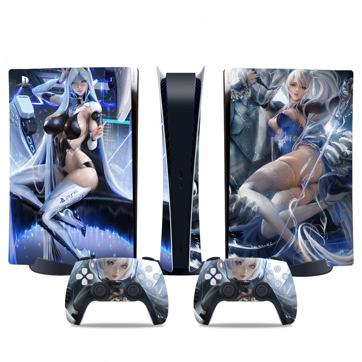 Overwatch decal skin for PS5 digital Console & 2 Controllers