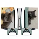 Cute Cat decal skin for PS5 digital Console & 2 Controllers