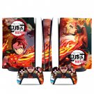 Demon Slayer decal skin for PS5 digital Console & 2 Controllers