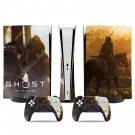 Ghost of Tsushima decal skin for PS5 digital Console & 2 Controllers