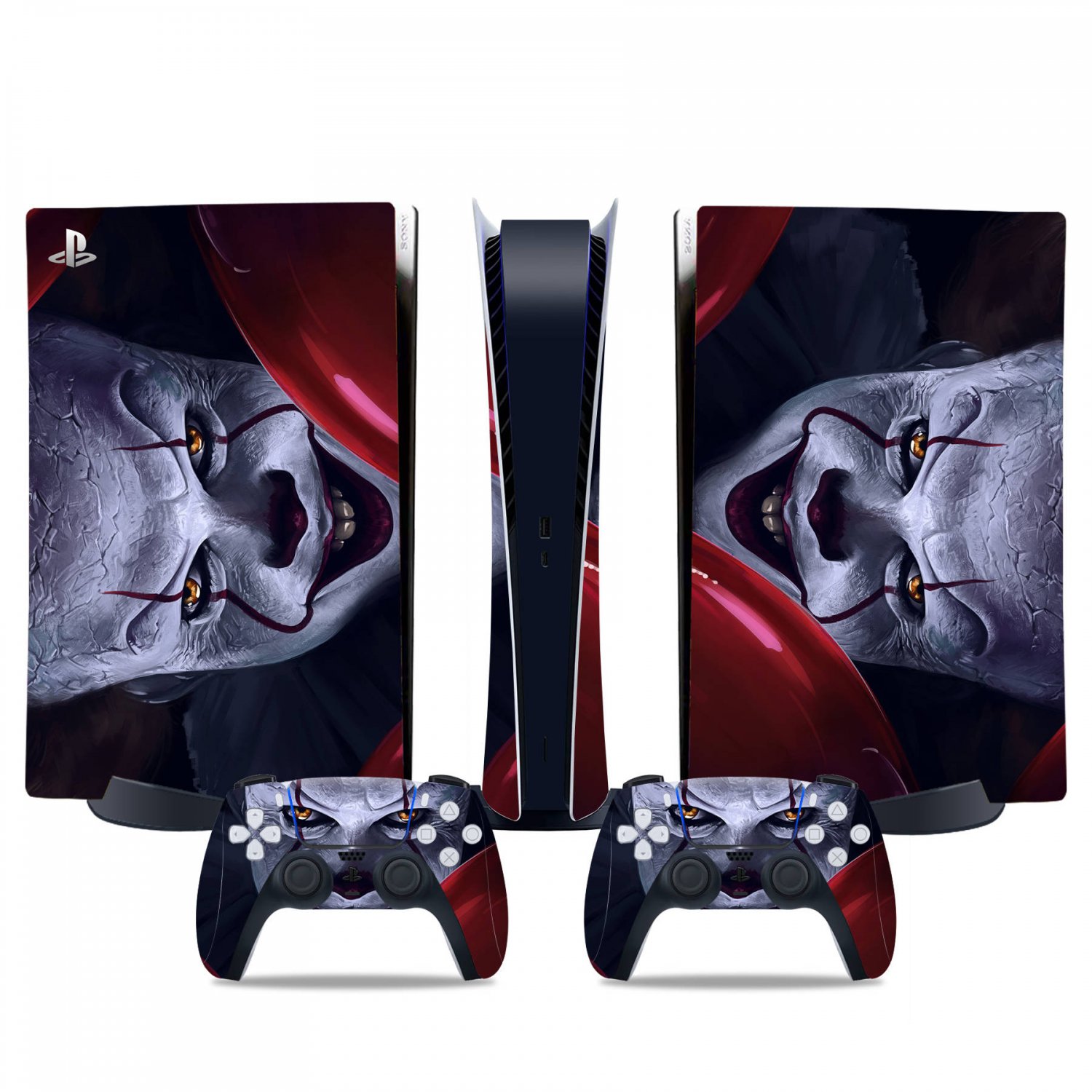 It Chapter Two decal skin for PS5 digital Console & 2 Controllers