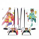 Anime decal skin for PS5 digital Console & 2 Controllers