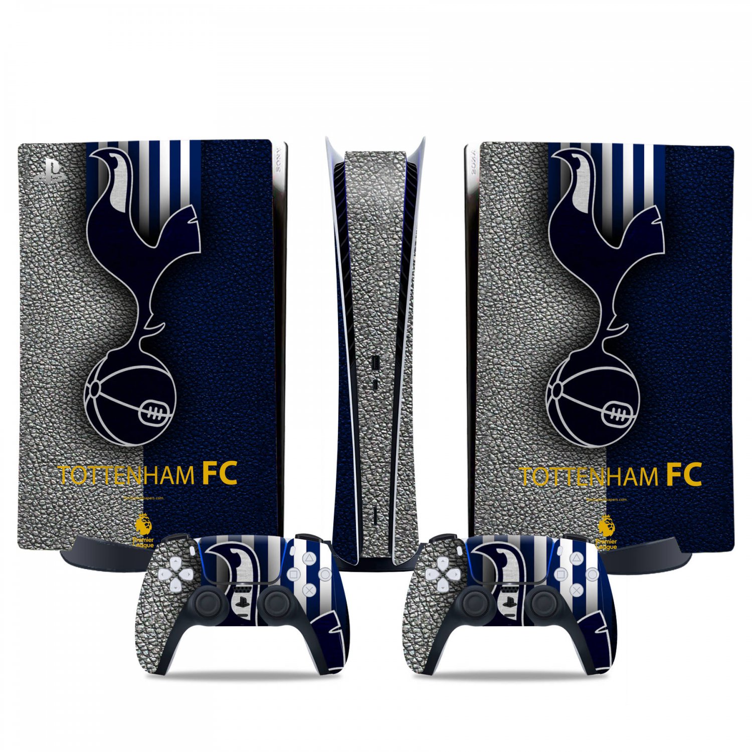 Tottenham Hotspur decal skin for PS5 digital Console & 2 Controllers