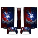 Crystal Palece FC decal skin for PS5 digital Console & 2 Controllers