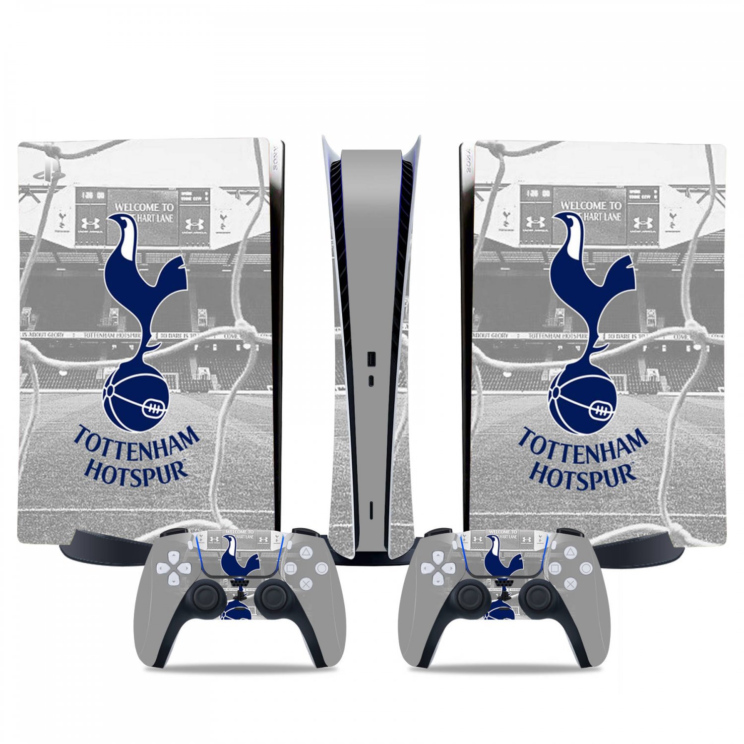 Tottenham Hotspur decal skin for PS5 digital Console & 2 Controllers