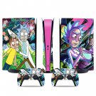 Rick and Morty decal skin for PS5 digital Console & 2 Controllers