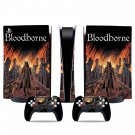 Bloodborne decal skin for PS5 digital Console & 2 Controllers
