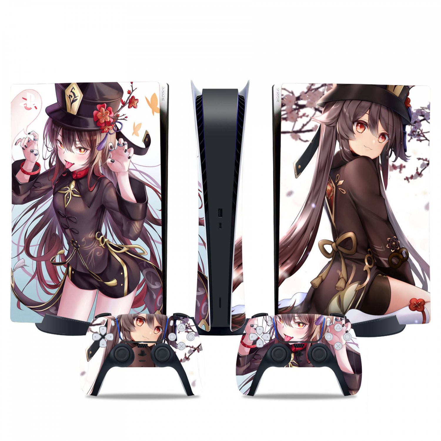 Genshin Impact decal skin for PS5 digital Console & 2 Controllers
