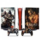 Sekiro Shadow Dies Twice decal skin for PS5 digital Console & 2 Controllers
