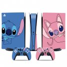 Lilo & Stitch decal skin for PS5 digital Console & 2 Controllers