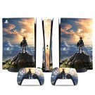 Breath of the Wild decal skin for PS5 digital Console & 2 Controllers
