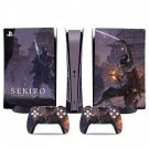 Sekiro Shadow Die Twice decal skin for PS5 digital Console & 2 Controllers
