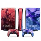 Sekiro Shadow Die Twice decal skin for PS5 digital Console & 2 Controllers