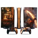 Sekiro Shadow Die Twice decal skin for PS5 digital Console & 2 Controllers