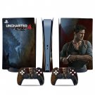 Uncharted decal skin for PS5 digital Console & 2 Controllers