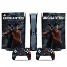Uncharted decal skin for PS5 digital Console & 2 Controllers