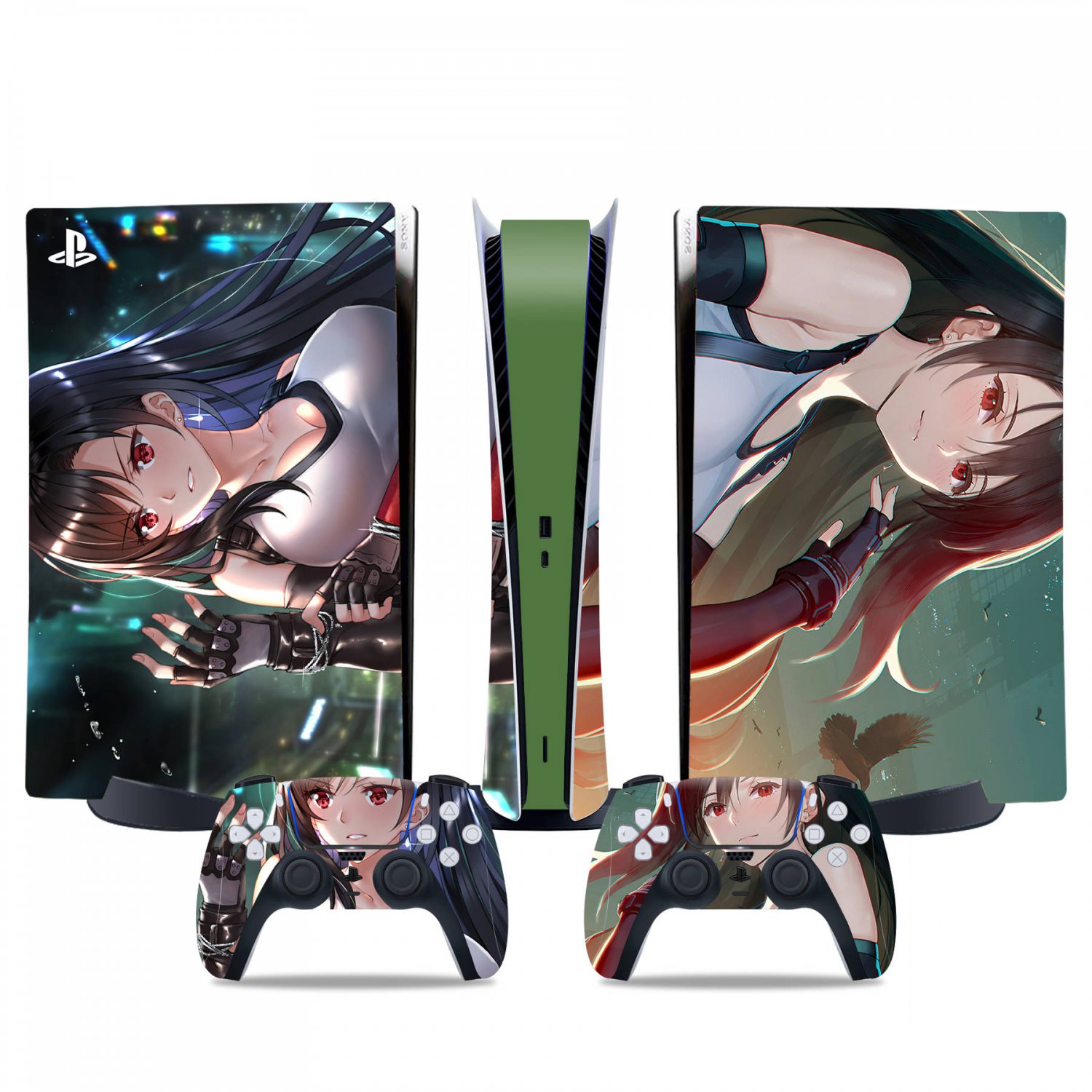 Final Fantasy 16 decal skin for PS5 digital Console & 2 Controllers