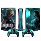 Final Fantasy 7 decal skin for PS5 digital Console & 2 Controllers