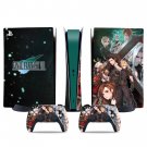 Final Fantasy 7 decal skin for PS5 digital Console & 2 Controllers