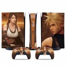 Final Fantasy 7 decal skin for PS5 digital Console & 2 Controllers