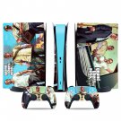 GTA 5 decal skin for PS5 digital Console & 2 Controllers