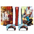 GTA 5 decal skin for PS5 digital Console & 2 Controllers