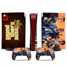 GTA 5 decal skin for PS5 digital Console & 2 Controllers