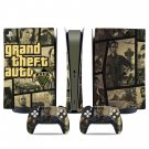 GTA 5 decal skin for PS5 digital Console & 2 Controllers