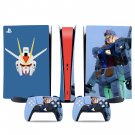 Gundam decal skin for PS5 digital Console & 2 Controllers
