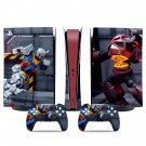 Gundam decal skin for PS5 digital Console & 2 Controllers
