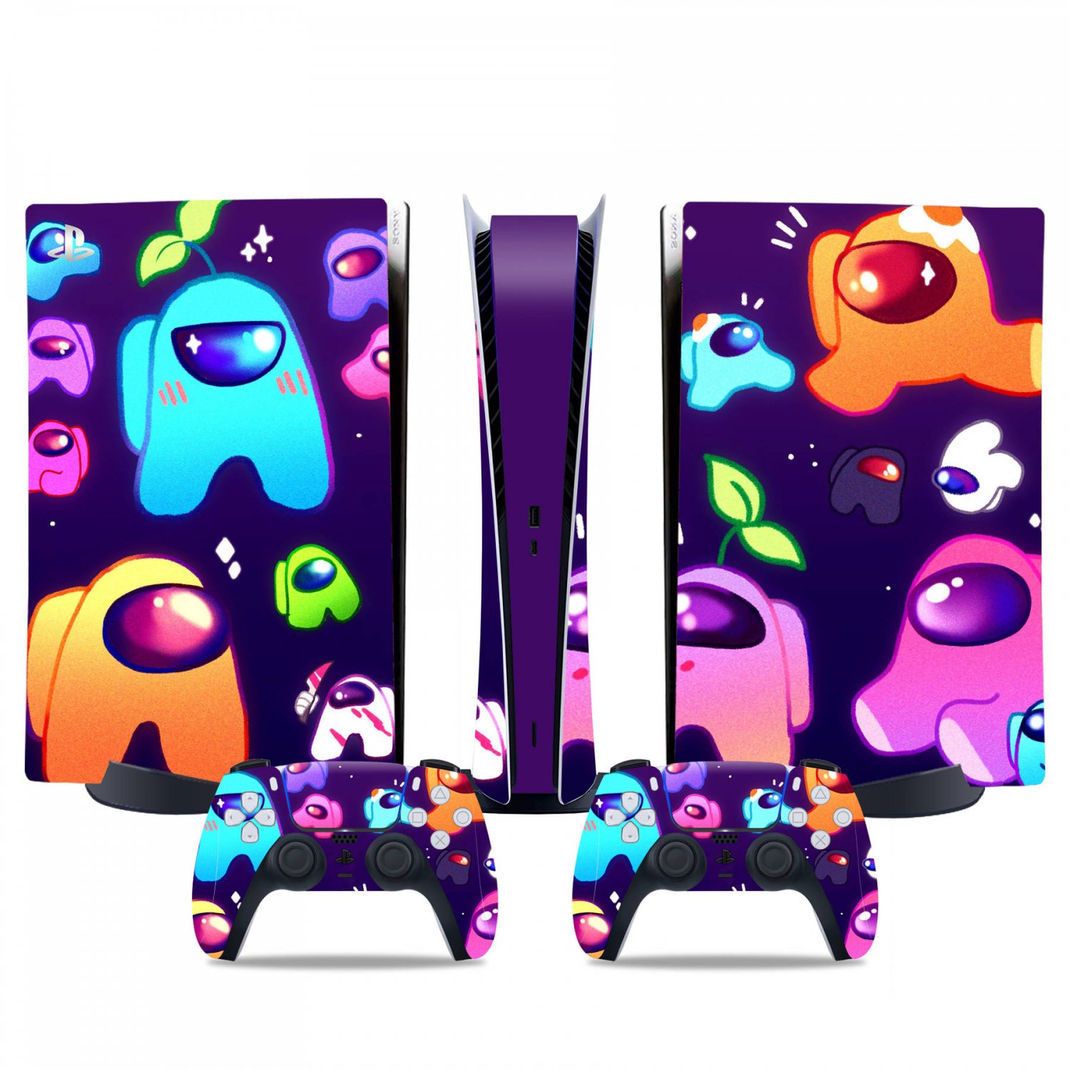 Among us decal skin for PS5 digital Console & 2 Controllers