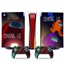 Among us decal skin for PS5 digital Console & 2 Controllers