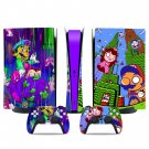 Super Mario decal skin for PS5 digital Console & 2 Controllers