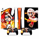 Super Mario decal skin for PS5 digital Console & 2 Controllers